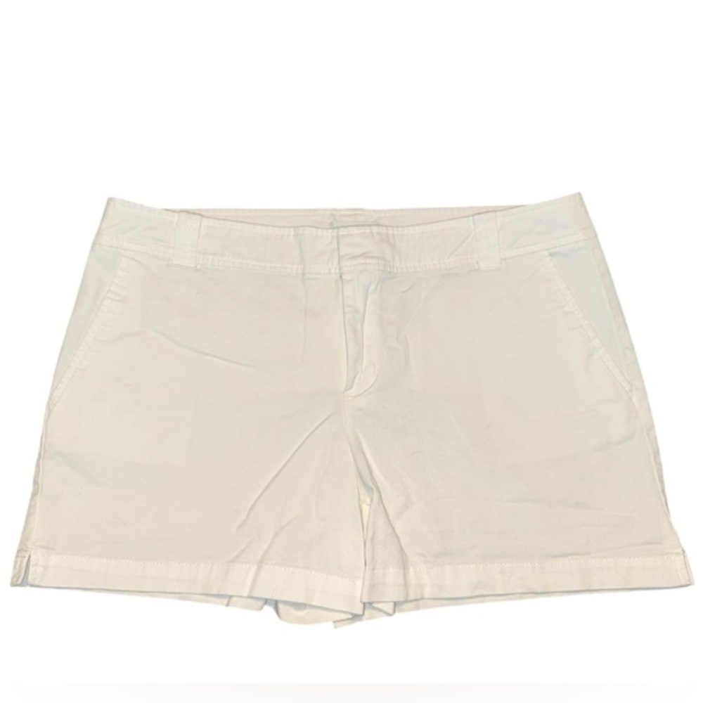 New York & Company White Shorts Size 10 Women’s Cotton Casual Summer